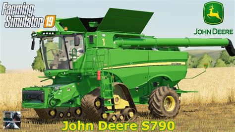 Farming Simulator 2019 JOHN DEERE S790 TRACKED COMBINE Mod Review