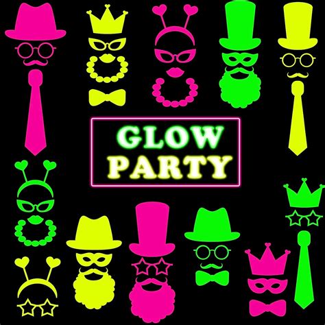 Buy Pieces Glow Party Supplies Including Let S Glow Neon Party