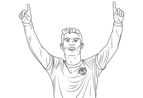 Coloriage Cristiano Ronaldo Cr En Ligne Dessin Gratuit Imprimer