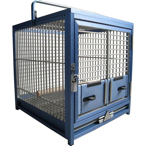 Cage De Transport Perroquet En Aluminium Kings Cages Tc01