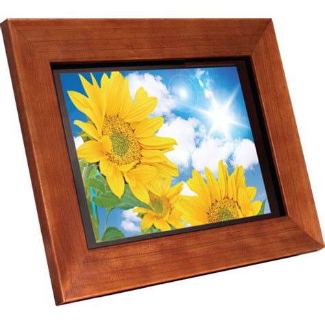 Aluratek 11 Hi Res Digital Picture Frame Wood Admpf311f Bandh