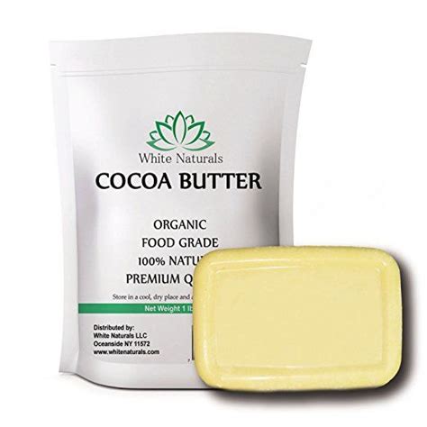 Organic Raw Cocoa Butter 1 Lb Food Grade Unrefined Pure Natural Perfect For Skin Care