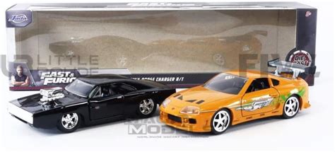 Jada Toys Fast Furious Doms Dodge Charger R T Brians Toyota Supra