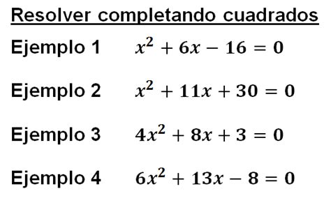 MATEMÁTICAS PALMIRA Completar el cuadrado para resolver ecuaciones