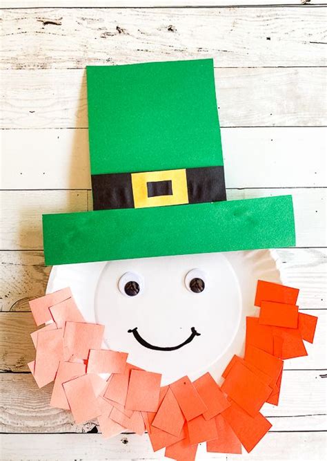 Paper Plate Leprechaun Craft For St Patricks Day Woo Jr Kids