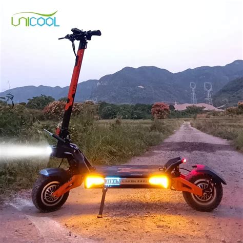 Foldable All Terrain Electric Scooter Pxid G4 3200w 60v 30ah Dual Motor Hydraulic Brake Maximum