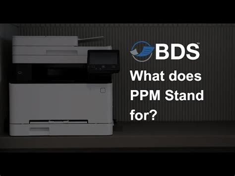 What Does PPM Mean For Printers YouTube