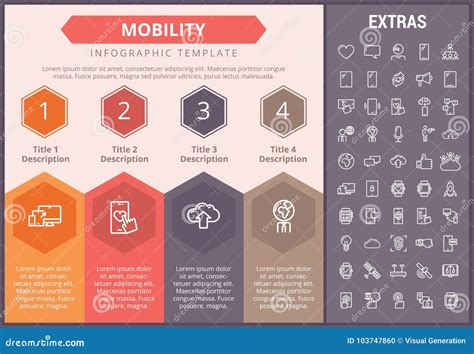 Plantilla Elementos E Iconos Infographic De La Movilidad Ilustraci N