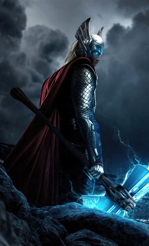 X Thor K Art Iphone Hd K Wallpapers Images