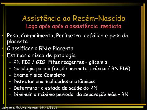 CRESCIMENTO FETAL Assistência imediata ao recém nascido ppt carregar