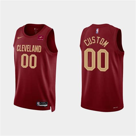 Gold Is Back Cleveland Cavaliers Custom Icon Edition Wine