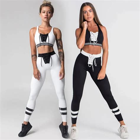 Yoga Vest Yoga Pant 2 Piece Yoga Sets Women Fitness Gym Sports Suit