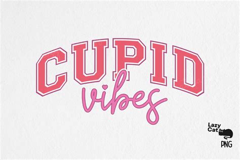 Retro Valentines Sublimation Cupid Vibes Graphic By Lazy Cat Creative