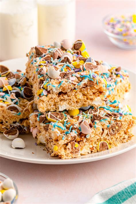 Easter Rice Krispie Treats (Quick and Easy Recipe) - Kim Schob