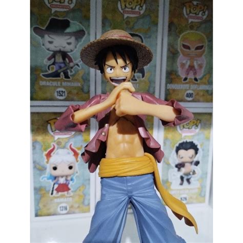 Action Figure Luffy One Piece P O P Megahouse Shopee Brasil