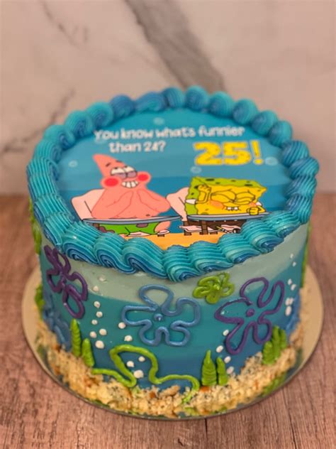Spongebob Squarepants Bikini Bottom Scenery Cake Artofit
