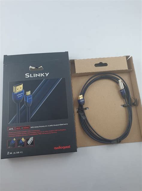 Audioquest Slinky Mhl Hdmi Kábel 2m Kácsa Audió