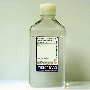 Teknova 1M Sodium Phosphate Buffer, pH 7.0. 1000mL, Sterile: Amazon.com ...