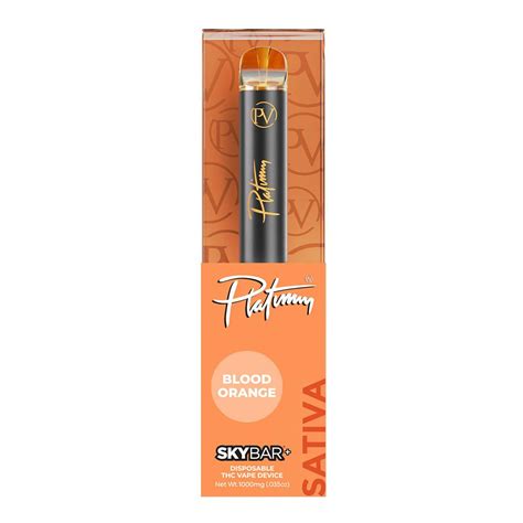 Platinum Vape Platinum X Skybar Blood Orange Sativa Disposable 1g