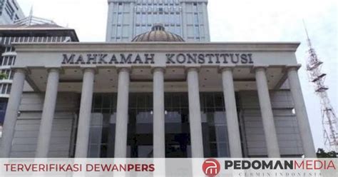 Mk Mantan Napi Baru Boleh Maju Caleg Tahun Setelah Keluar Penjara