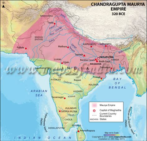 Ashoka Empire Map