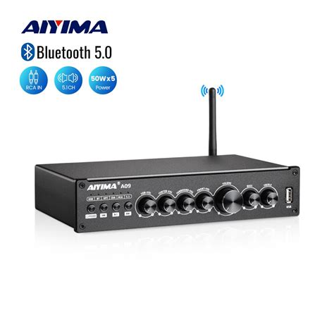 Aiyima A09 Amplificador De Potência Alta Fidelidade Bluetooth 5 0