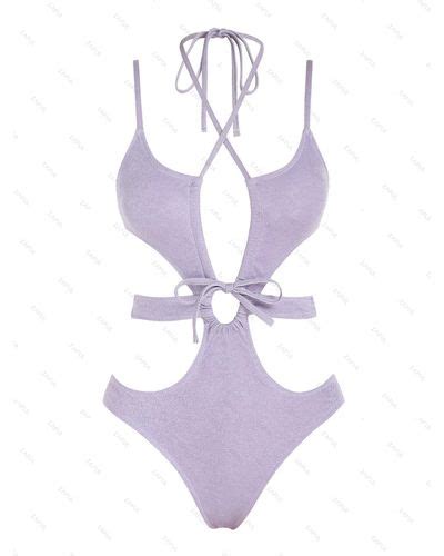 Purple Zaful Beachwear And Swimwear Outfits For Women Lyst