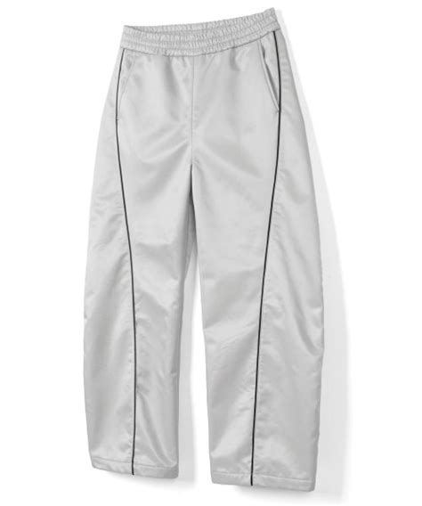 Musinsa Secondmono Baseball Curved Wide Nylon Pants Brushed Gray