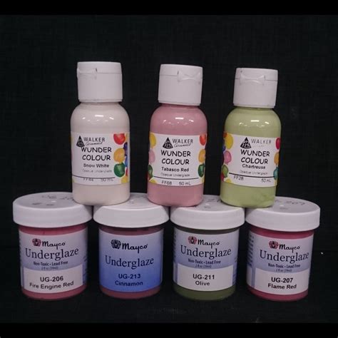 Ceramic Underglazes Kits And Colour Extenders Sajo Ceramics