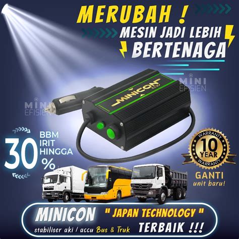 Jual MINICON VOLT STABILIZER AKI ACCU PENGHEMAT BAHAN BAKAR TRUK DAN