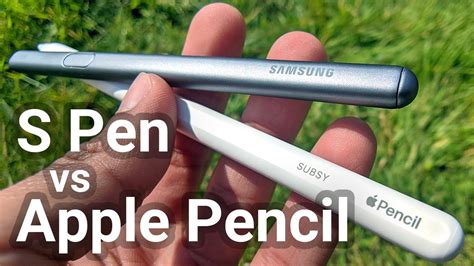 Apple Pencil Vs Samsung S Pen Youtube