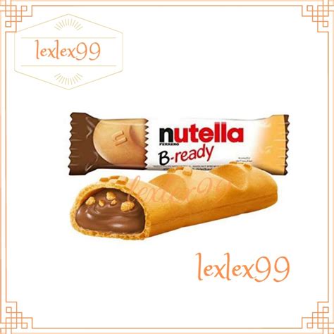 Jual Nutella Ferrero B Ready Roti Nutella Biskuit Roti Selai