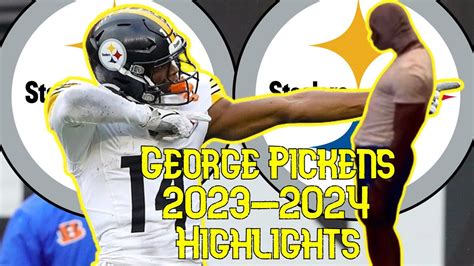 George Pickens 2023 2024 NFL Highlights YouTube