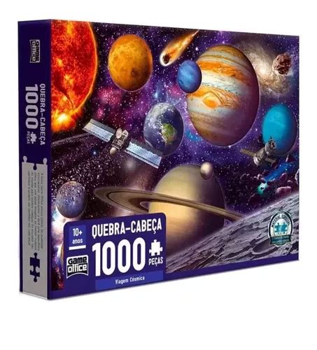 Quebra Cabeça Puzzle 1000 Pçs Viagem Cósmica Game Office MercadoLivre