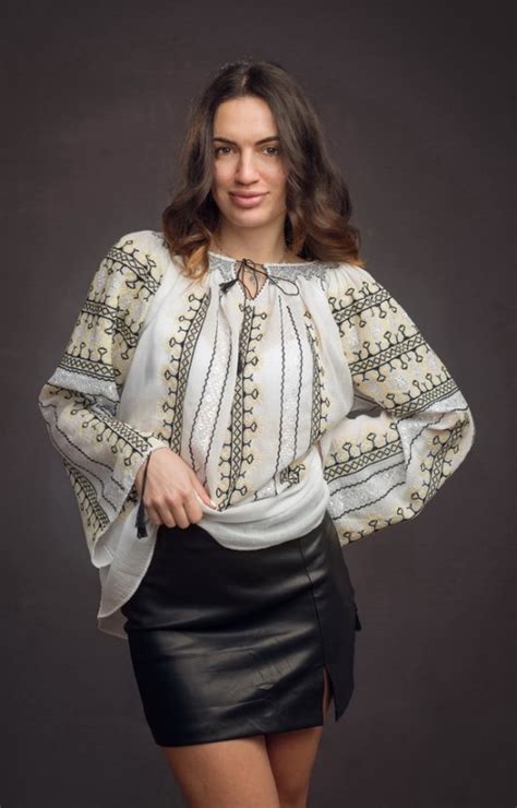 Traditional Romanian Peasant Blouse Ia The Romanian Blouse