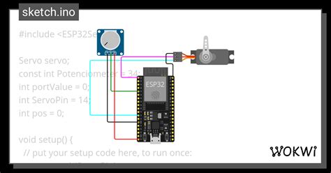 Servo Potenciometro Wokwi Esp Stm Arduino Simulator