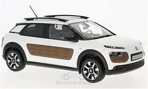 Modellino In Miniatura Citroen C4 1 18 Norev Cactus Metallico Bianco