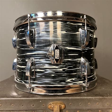 Vintage 1970 S Ludwig 9x13 Tom In Black Oyster Badges Drum Shop