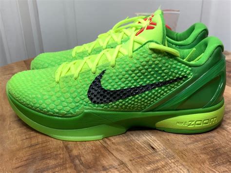 Nike Zoom Kobe 6 En Su Versión Grinch Desempacados