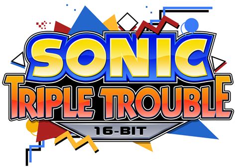 Sonic Triple Trouble 16 Bit Logo Redesign By Neoblastonda On Deviantart