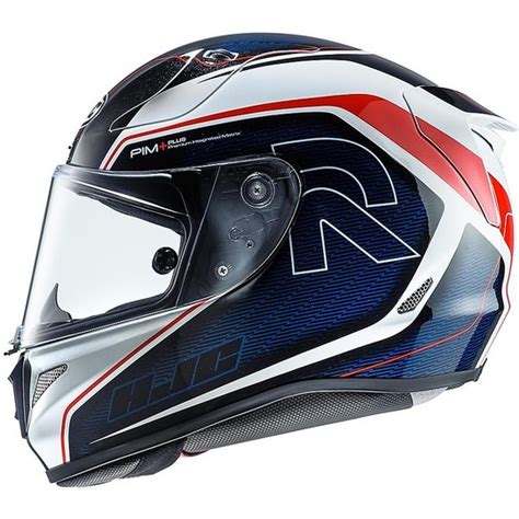 Casque moto intégral HJC RPHA 11 Nouveau 2016 Darter MC21 Blanc Bleu