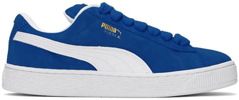 Blue Suede XL Sneakers by PUMA on Sale