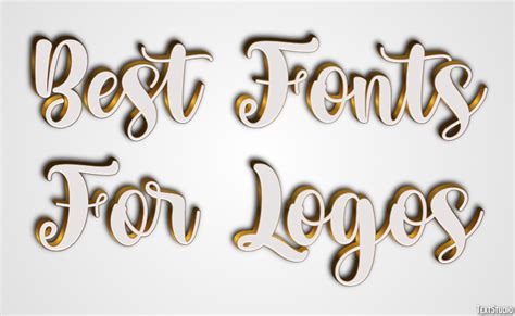 Best Fonts For Logos Text Effect and Logo Design Font