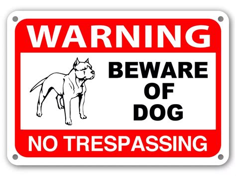 Beware Of Dog Sign