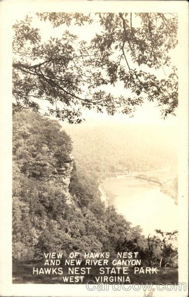 View Of Hawks Nest And New River Canyon Hawks Nest State Park Ansted Wv