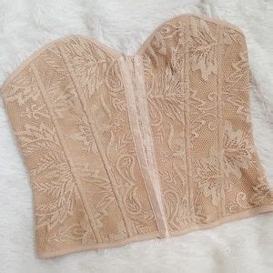Tops Fantasy Nude Lace Corset Nwot Poshmark