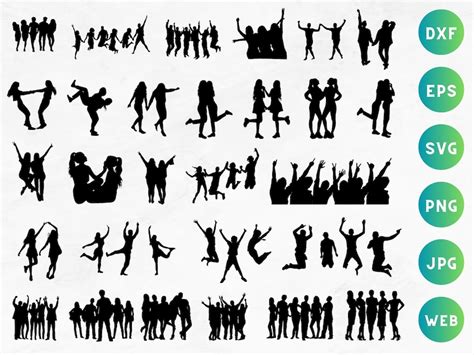 Friends Silhouette SVG Best Friends SVG Besties SVG Friendship Day Girlfriends Svg Girls ...