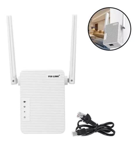 Repetidor Wifi 2 Antenas Amplificador Sinal 300mbp Pix Link MercadoLivre