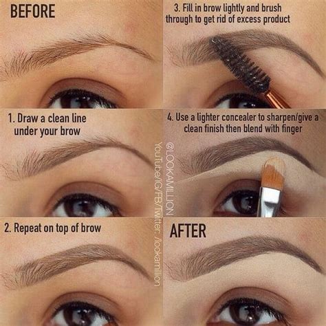 25 Step By Step Eyebrows Tutorials To Perfect Your Look Fashion Daily