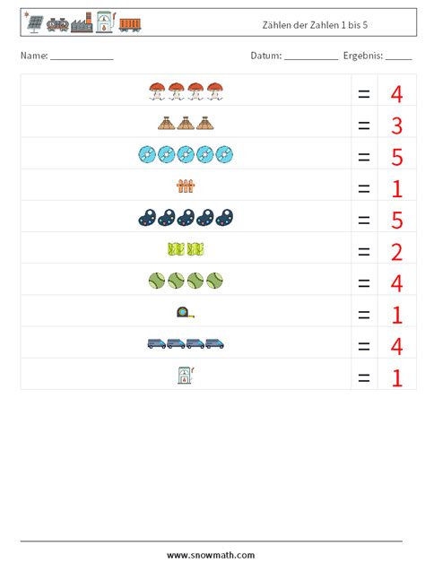 Z Hlen Der Zahlen Bis Mathe Arbeitsbl Tter Mathe Arbeitsbl Tter